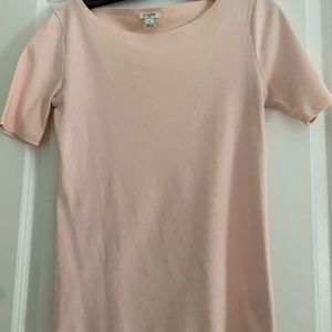 J.Crew light pink 3 quarter sleeve top
